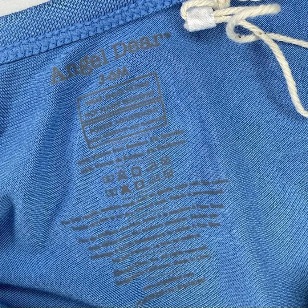 Angel Dear Bamboo Blue Footie Sleeper